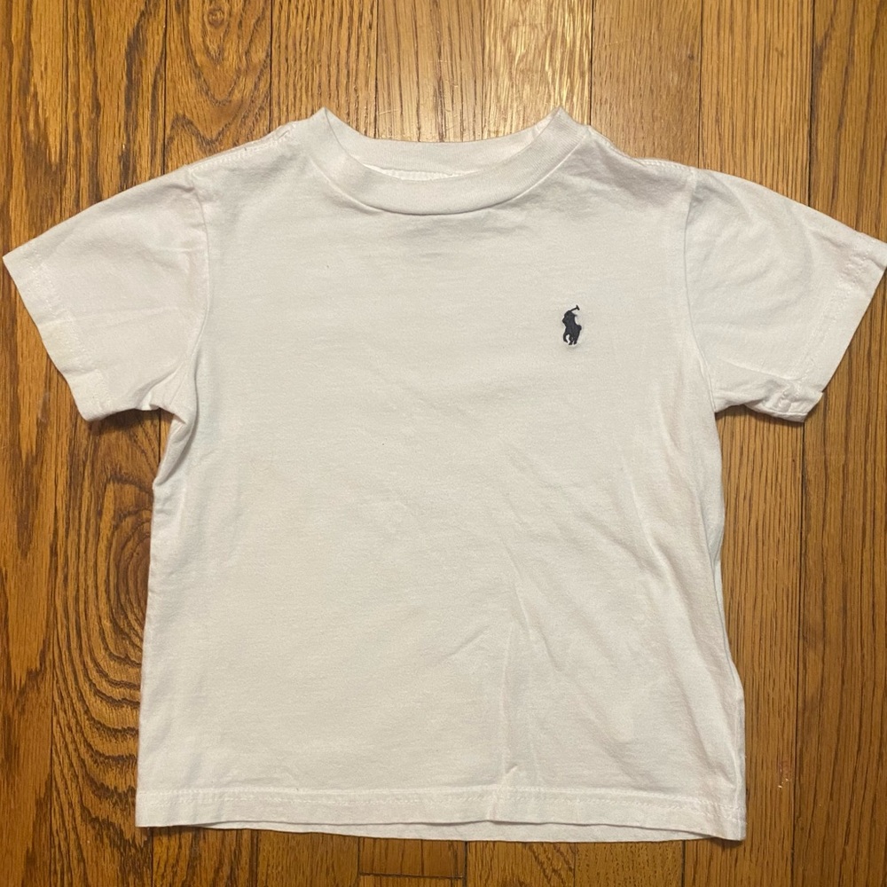 Polo White Short Sleeve Shirt (Toddler Boys: 2T)